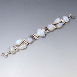 Moonstone silver bracelet